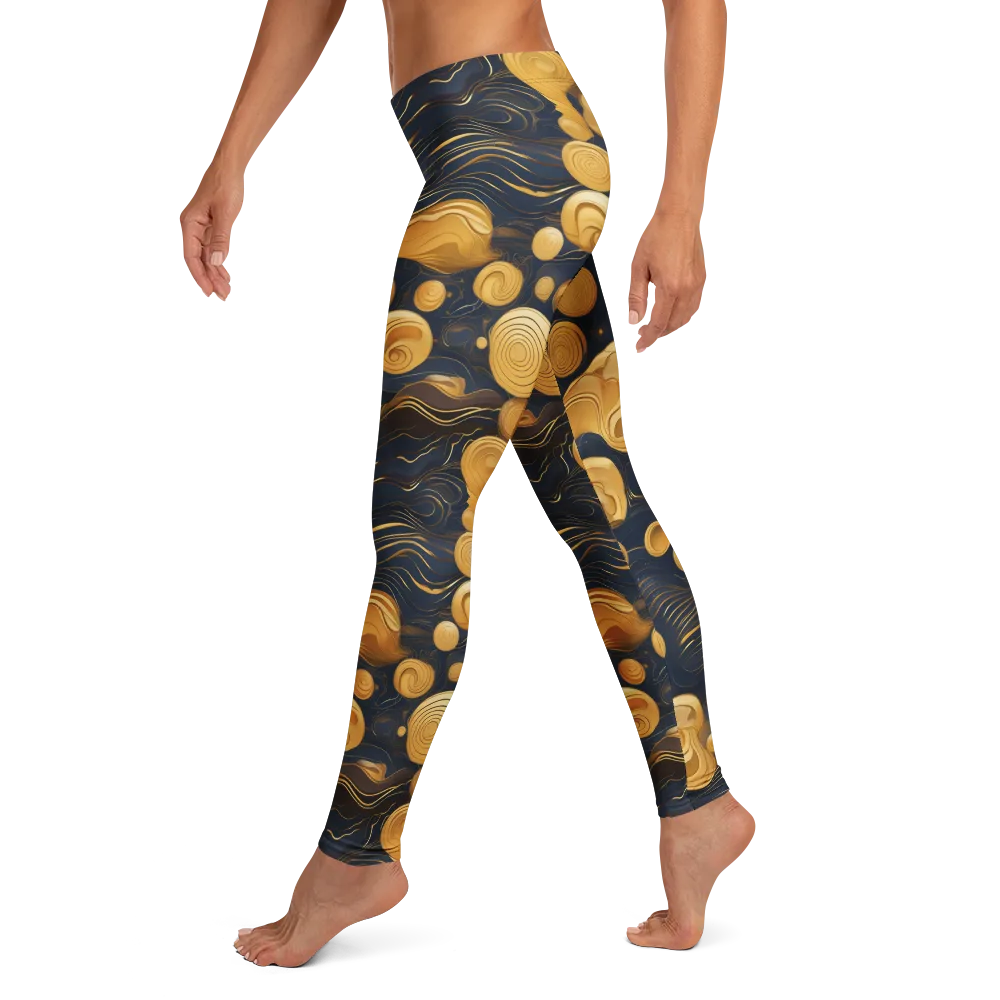 Midnight Aureate on Leggings — Left