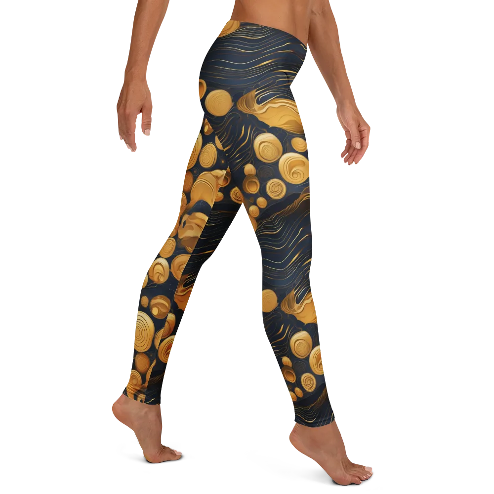 Midnight Aureate on Leggings — Right