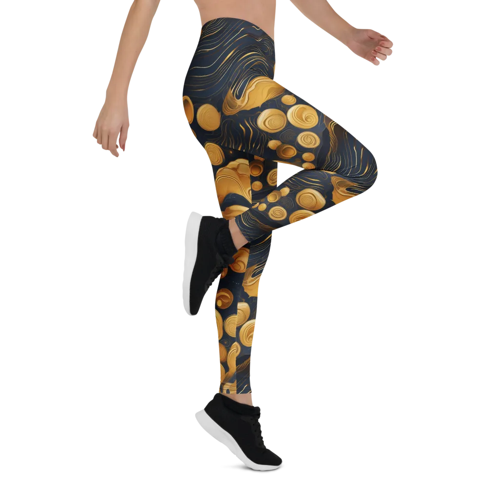 Midnight Aureate on Leggings — Right