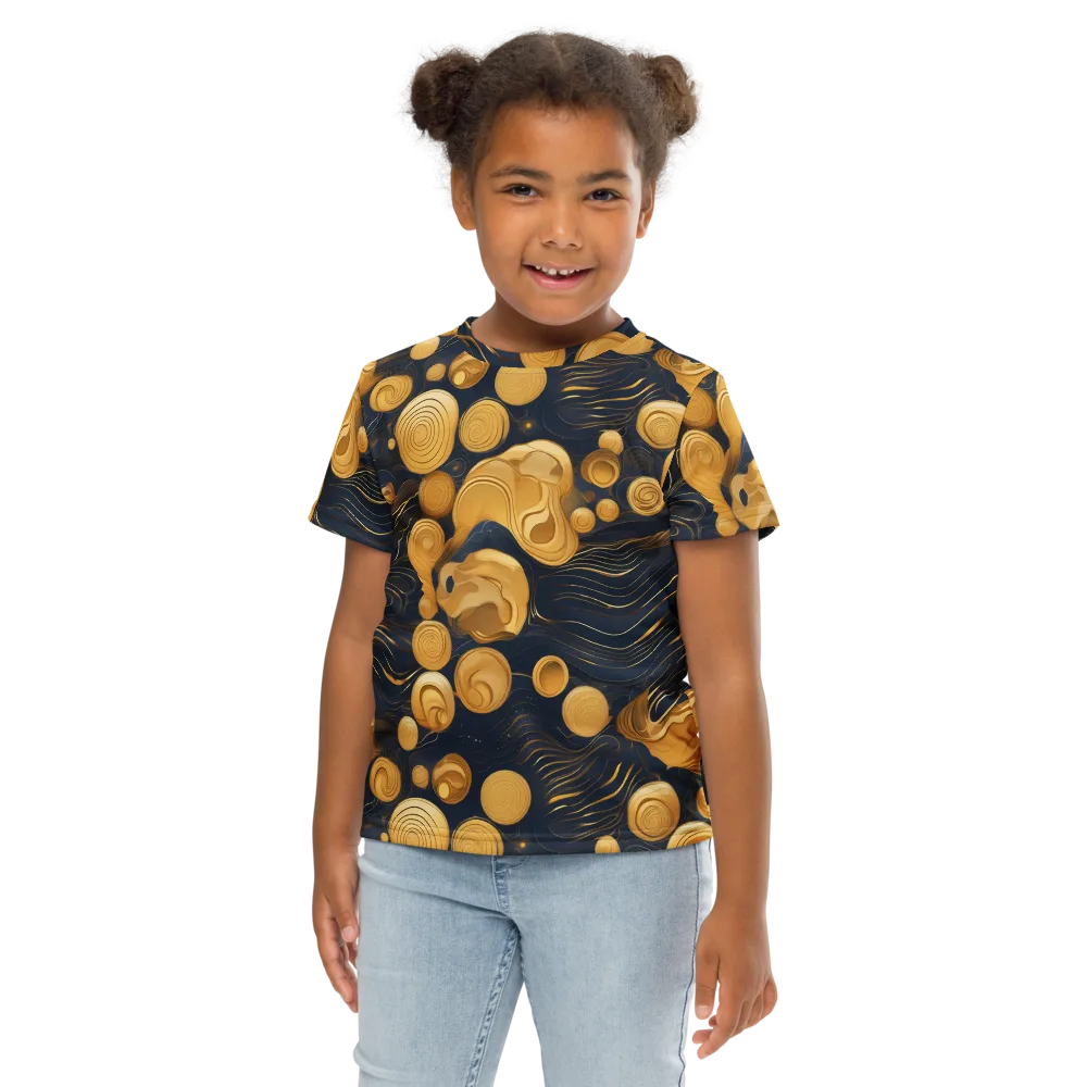 Midnight Aureate on Kids Crew Neck T-Shirt — Front