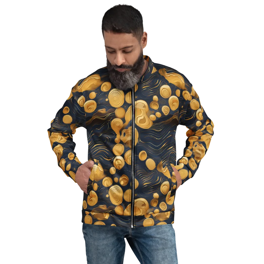 Midnight Aureate on Bomber Jacket — Front