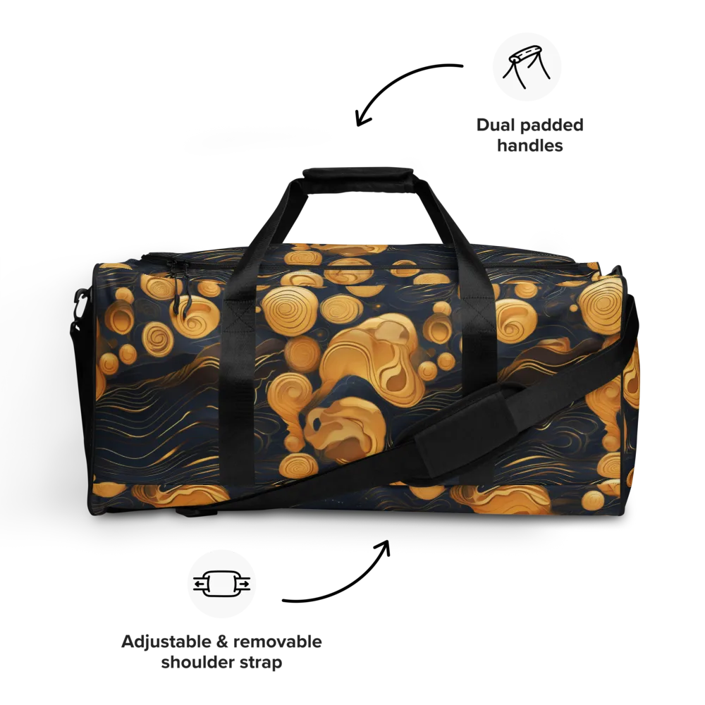 Midnight Aureate on Duffle Bag — Front