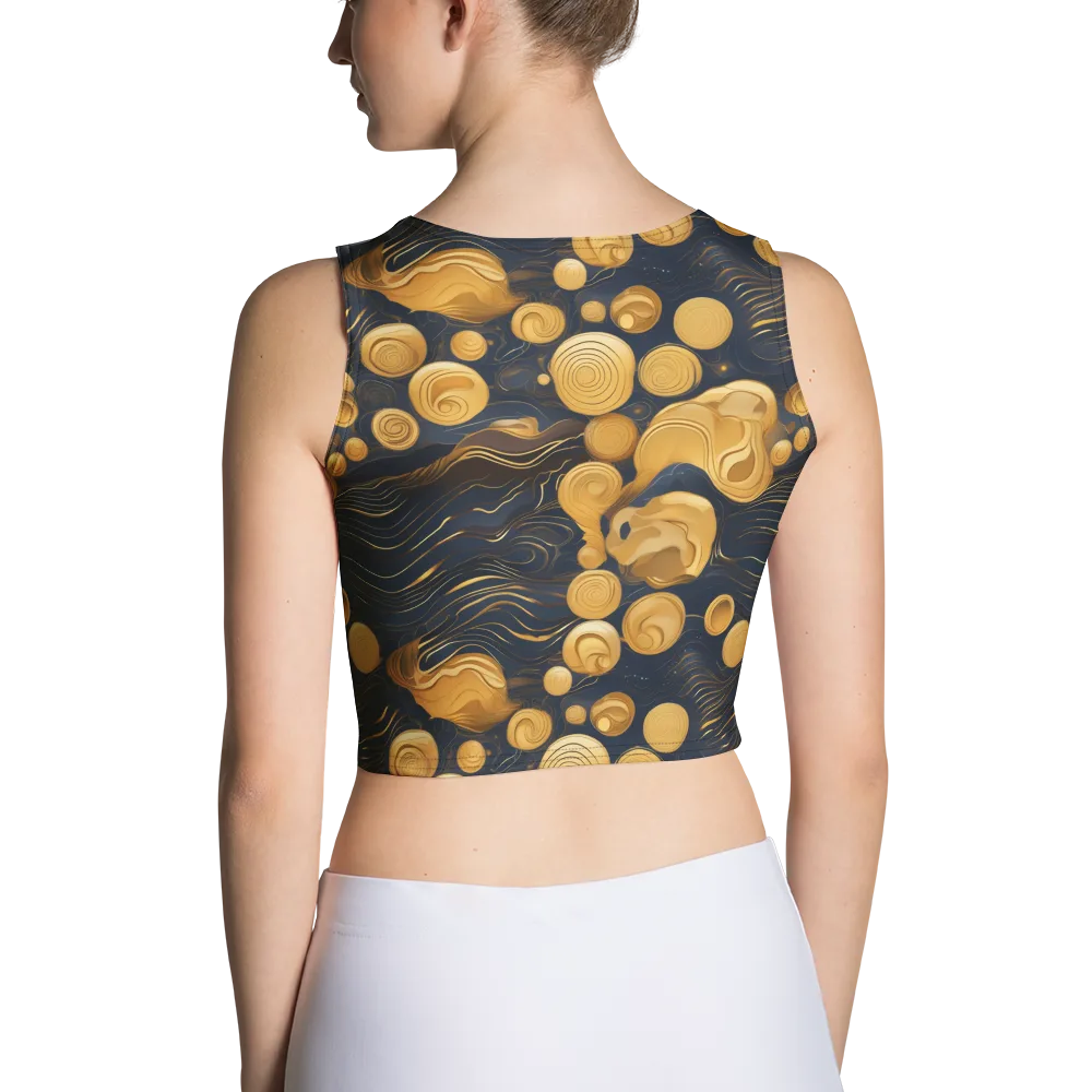 Midnight Aureate on Crop Top — Back