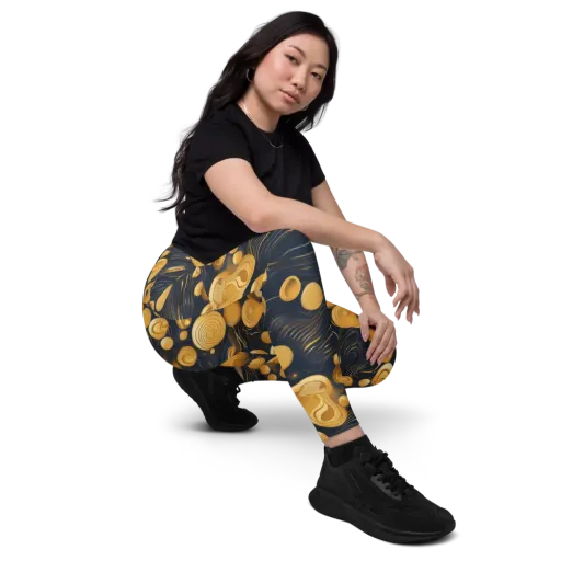 Midnight Aureate on a Leggings with Pockets