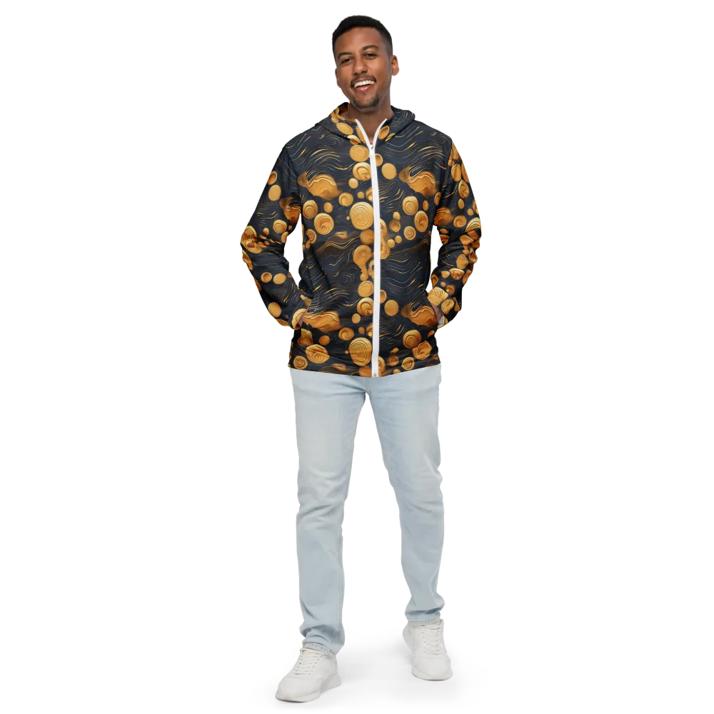 Midnight Aureate on Men's Windbreaker — Front