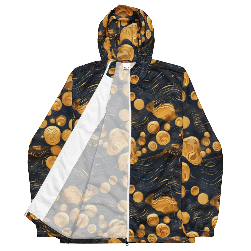 Midnight Aureate on Men's Windbreaker — Front