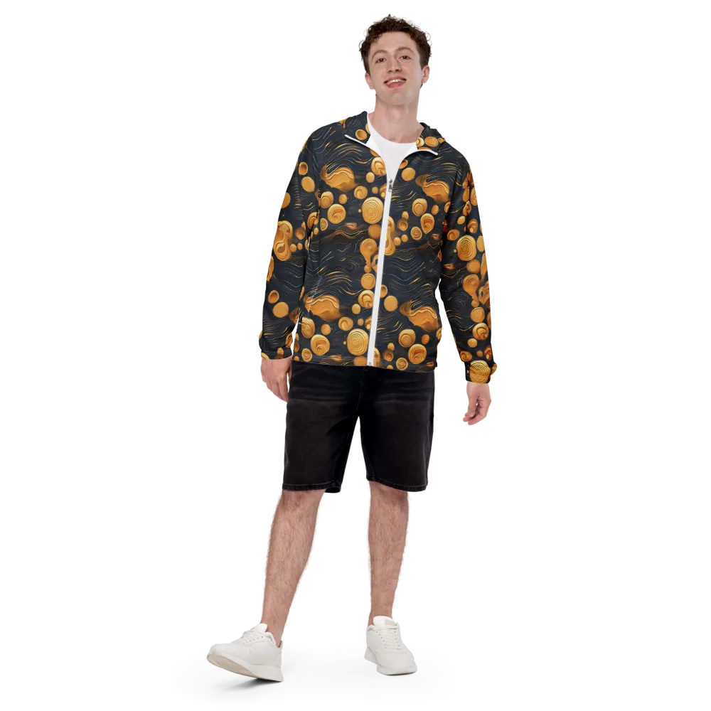 Midnight Aureate on Men's Windbreaker — Front