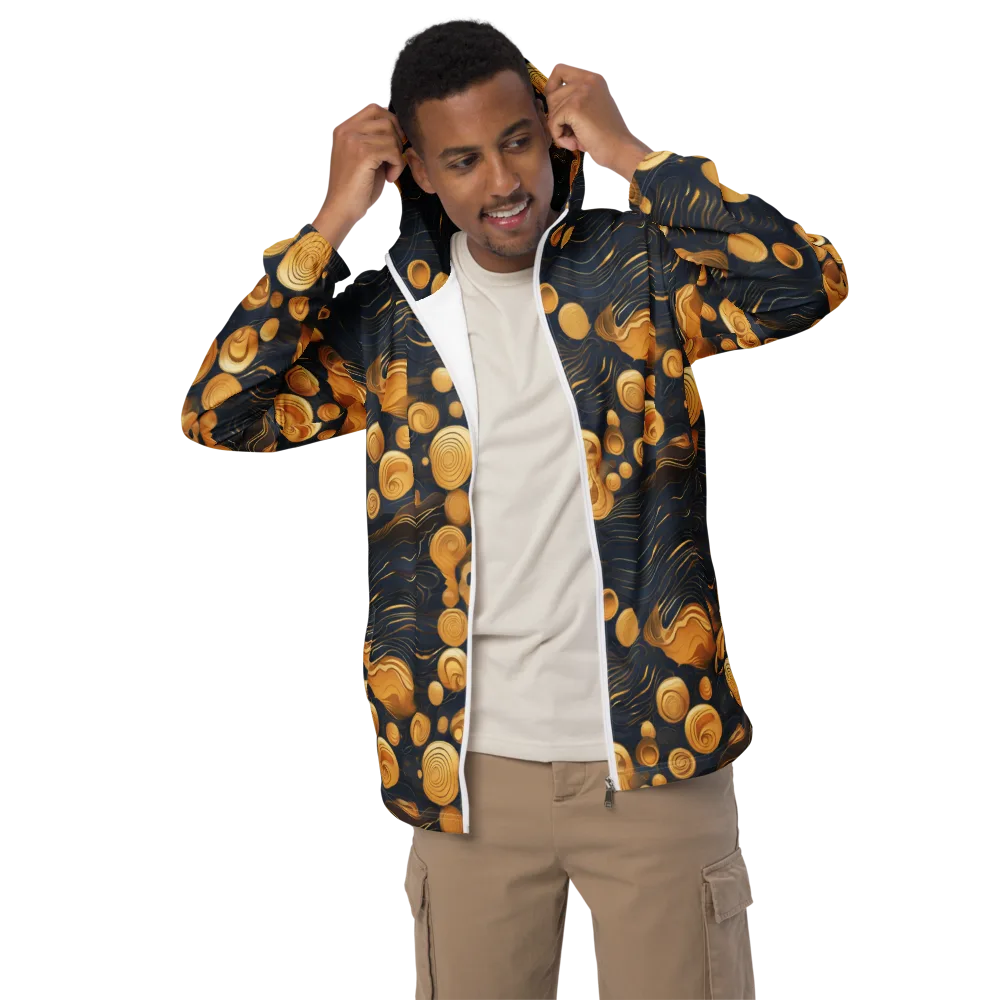 Midnight Aureate on Men's Windbreaker — Front