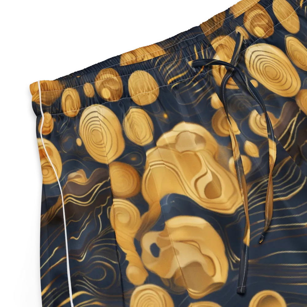 Midnight Aureate on Women's Pajama Shorts — Product details