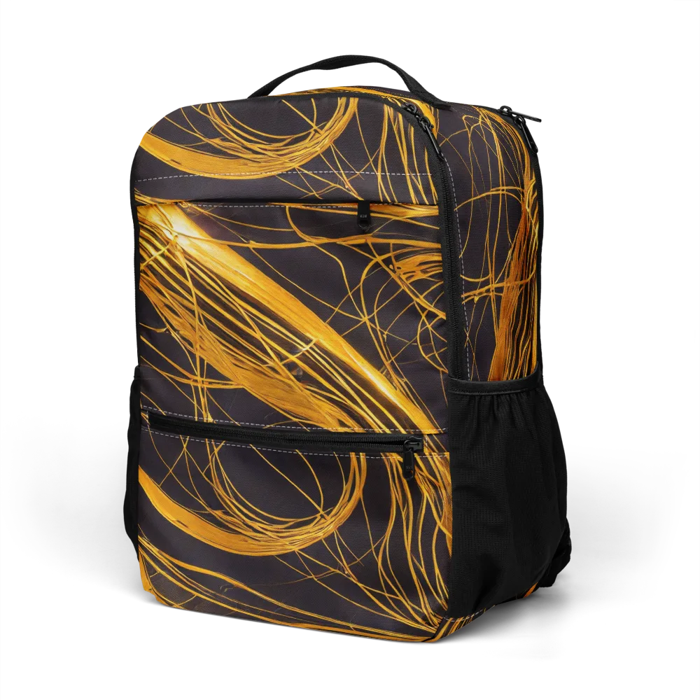 Molten Orbit on Utility Backpack — Left Front