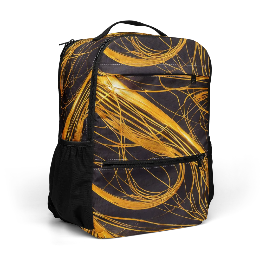Molten Orbit on Utility Backpack — Right Front