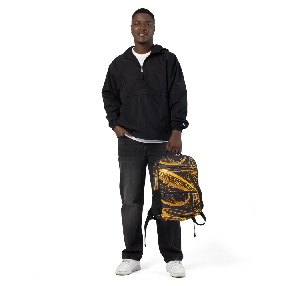 Molten Orbit on Utility Backpack — Front