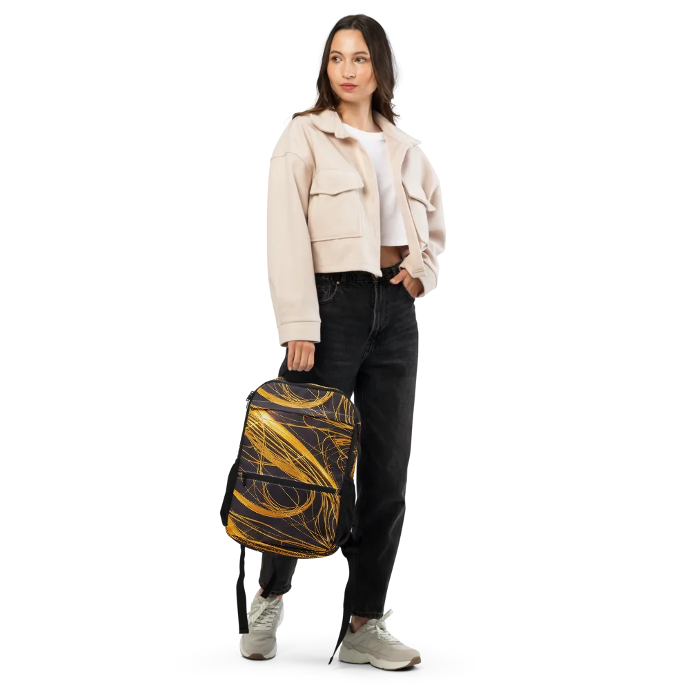 Molten Orbit on Utility Backpack — Front