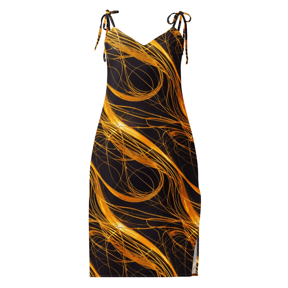 Molten Orbit on Slip Dress — Front