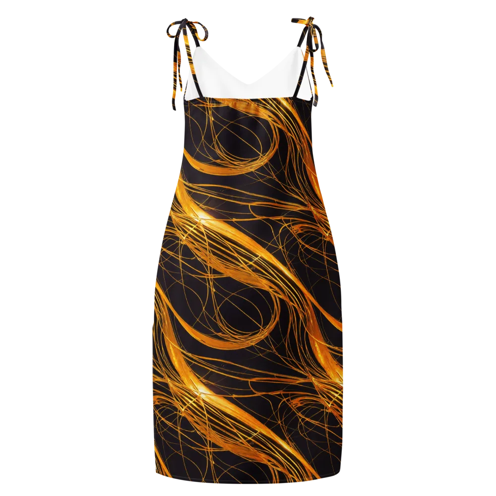 Molten Orbit on Slip Dress — Back