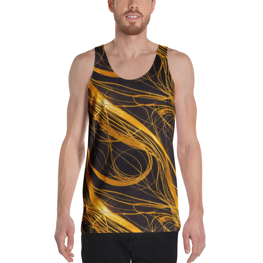 Molten Orbit on Men's Tank Top — Front