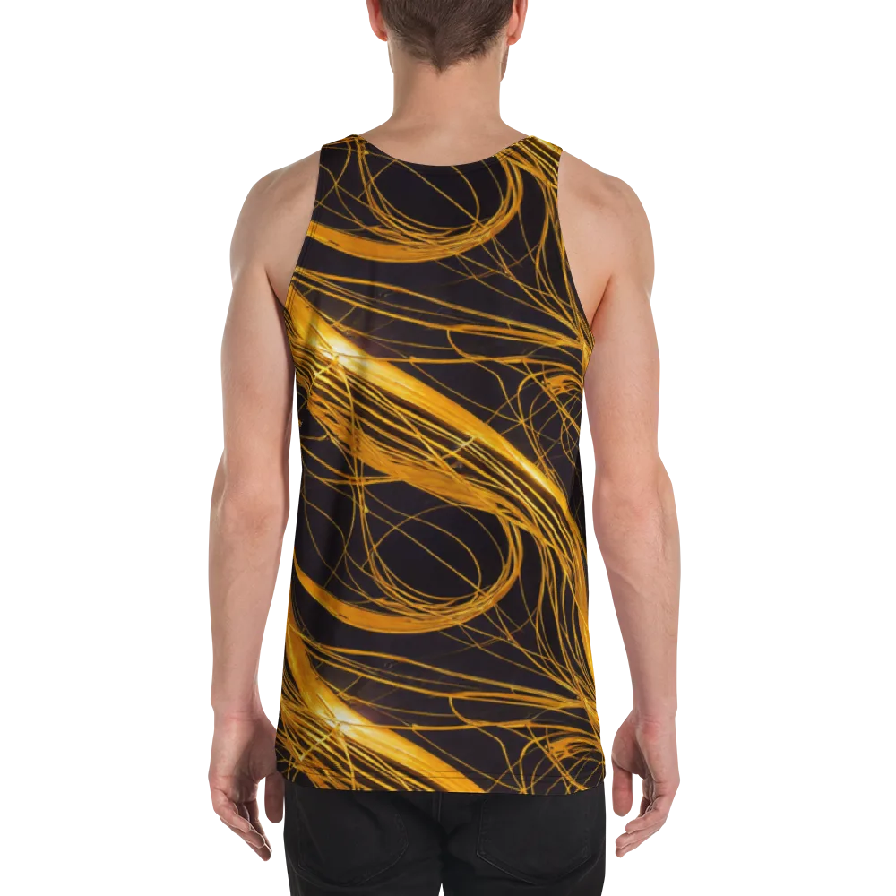 Molten Orbit on Men's Tank Top — Back