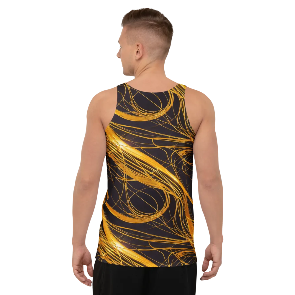 Molten Orbit on Men's Tank Top — Back