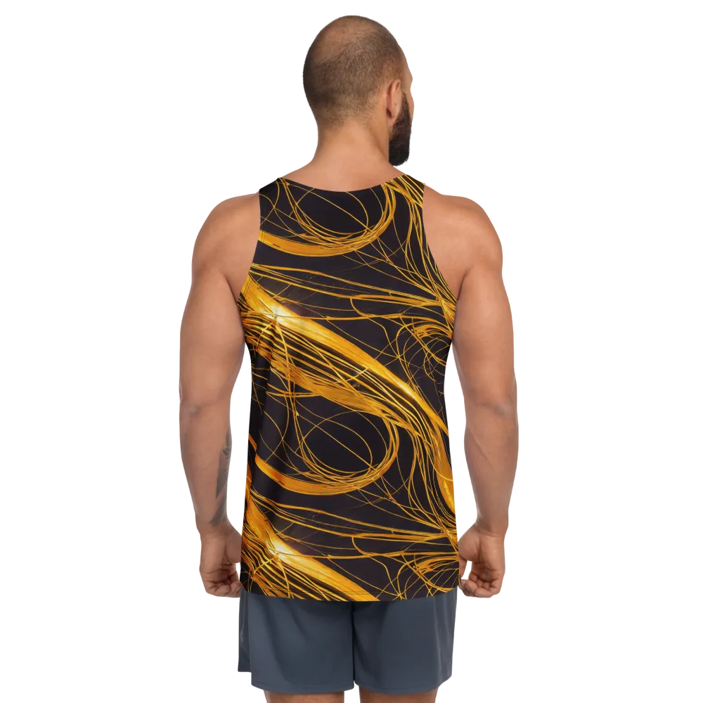 Molten Orbit on Men's Tank Top — Back