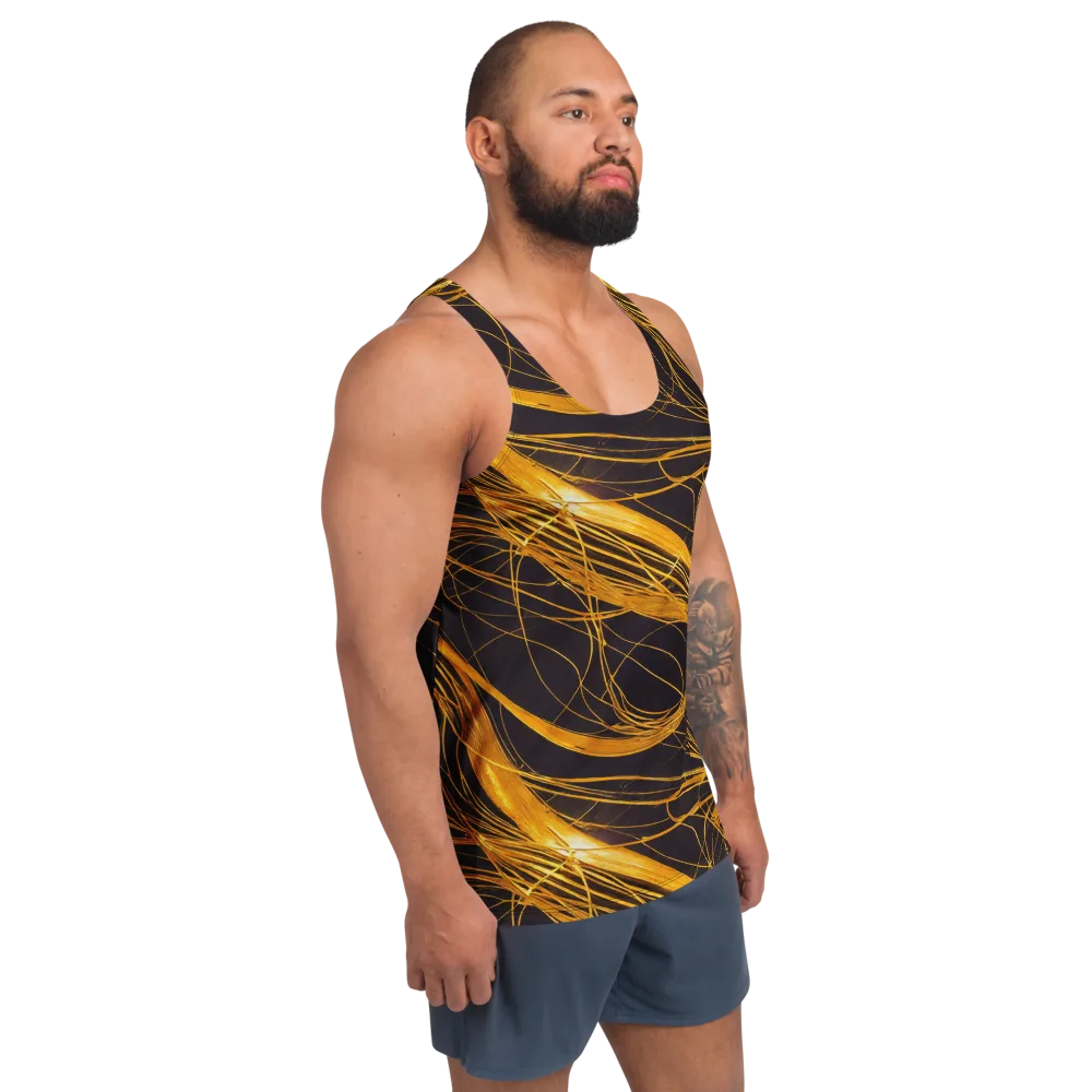 Molten Orbit on Men's Tank Top — Right Front