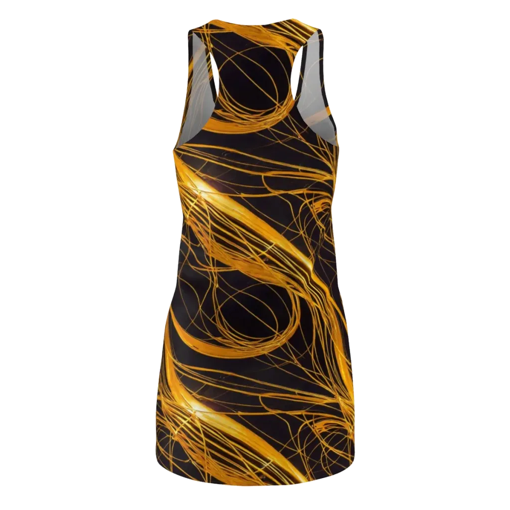 Molten Orbit on Racerback Dress — Back