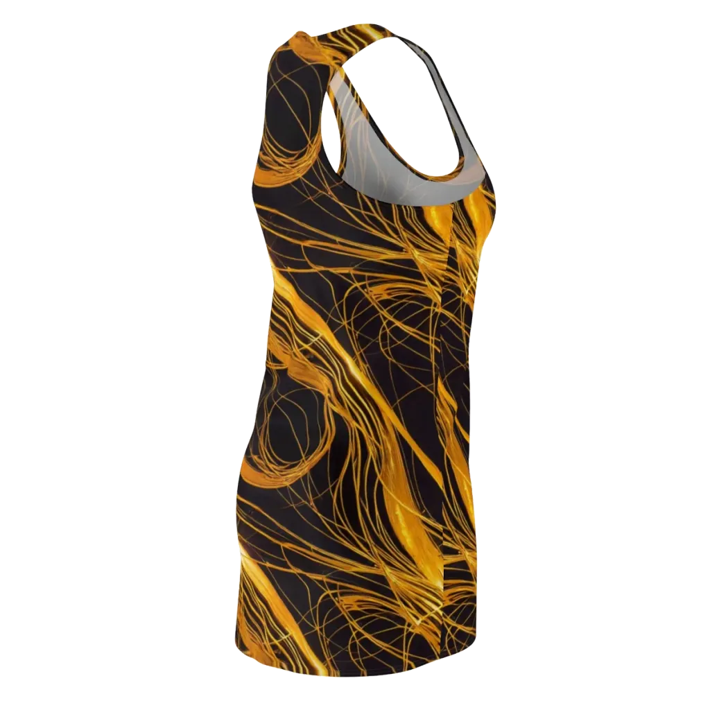Molten Orbit on Racerback Dress — Back Side