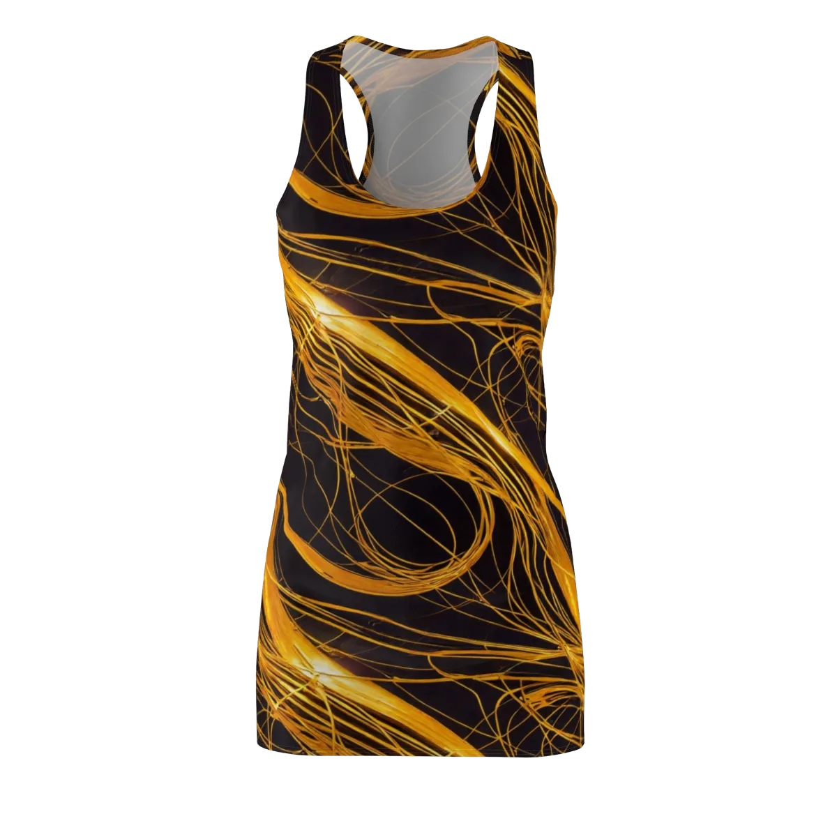Molten Orbit on Racerback Dress — Front