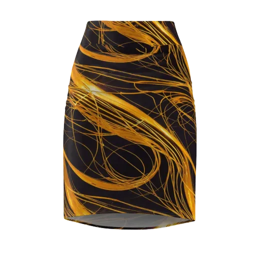 Molten Orbit on a Pencil Skirt