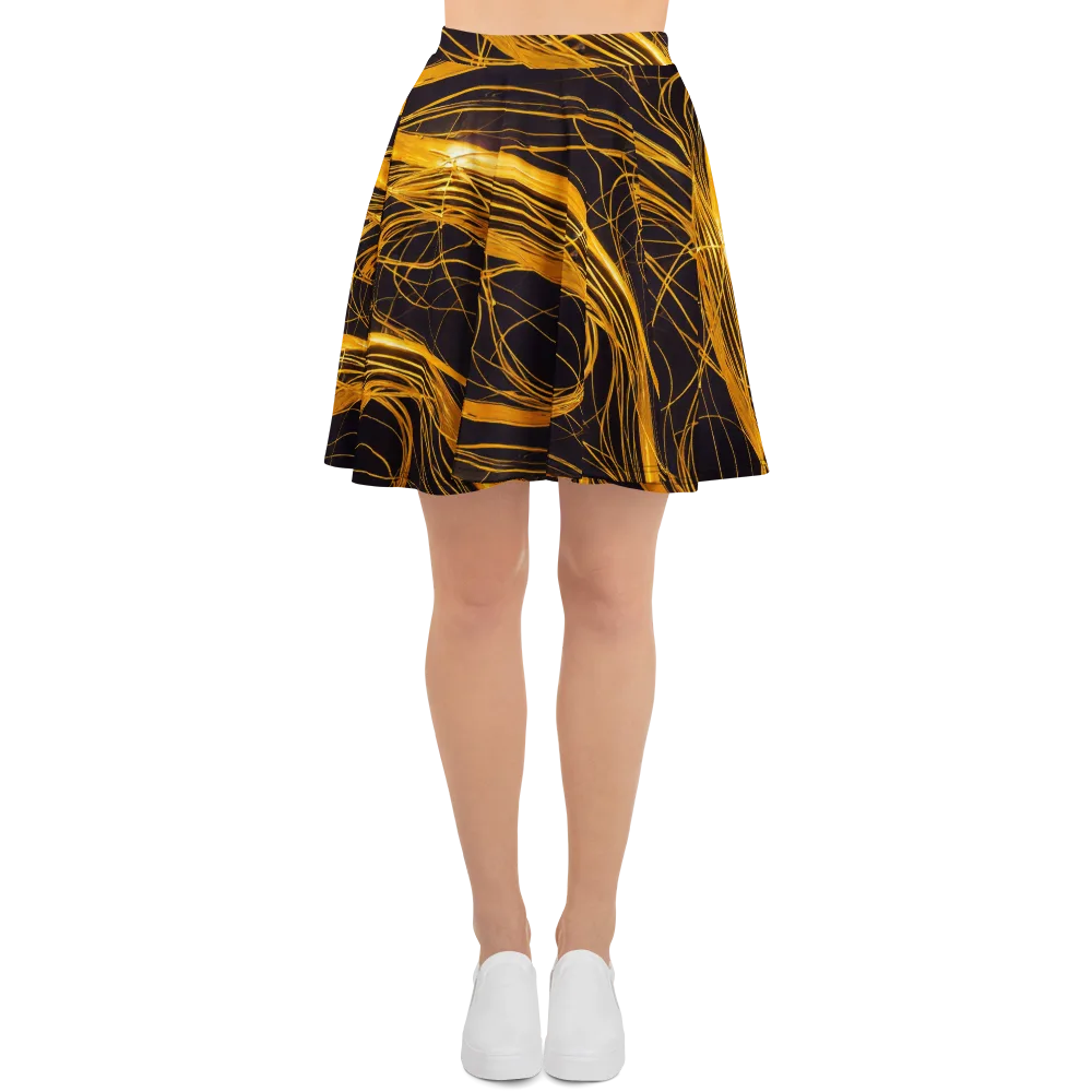 Molten Orbit on Skater Skirt — Front