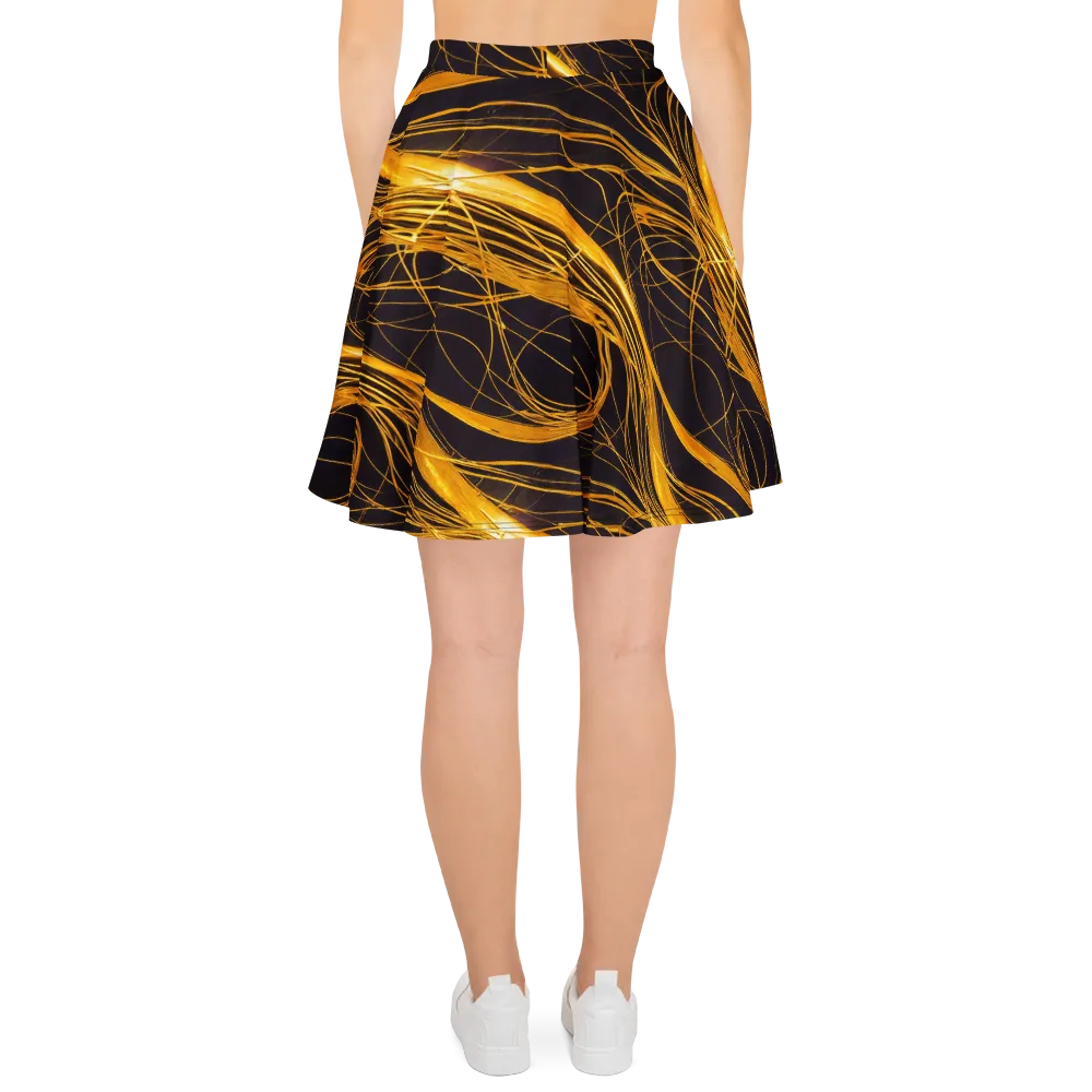 Molten Orbit on Skater Skirt — Back