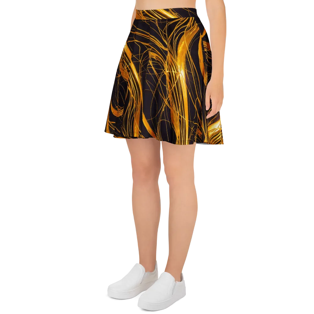 Molten Orbit on Skater Skirt — Left