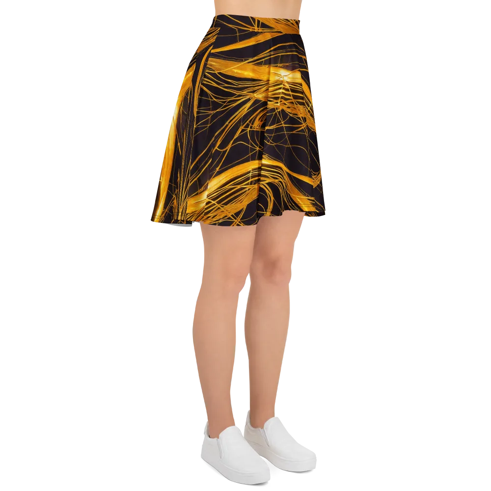 Molten Orbit on Skater Skirt — Right