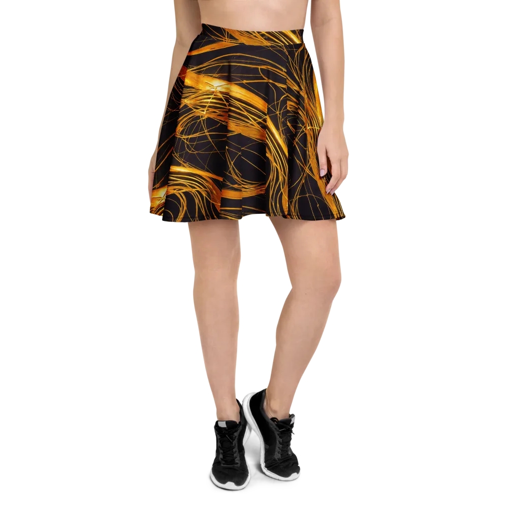 Molten Orbit on Skater Skirt — Front