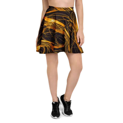 Molten Orbit on a Skater Skirt