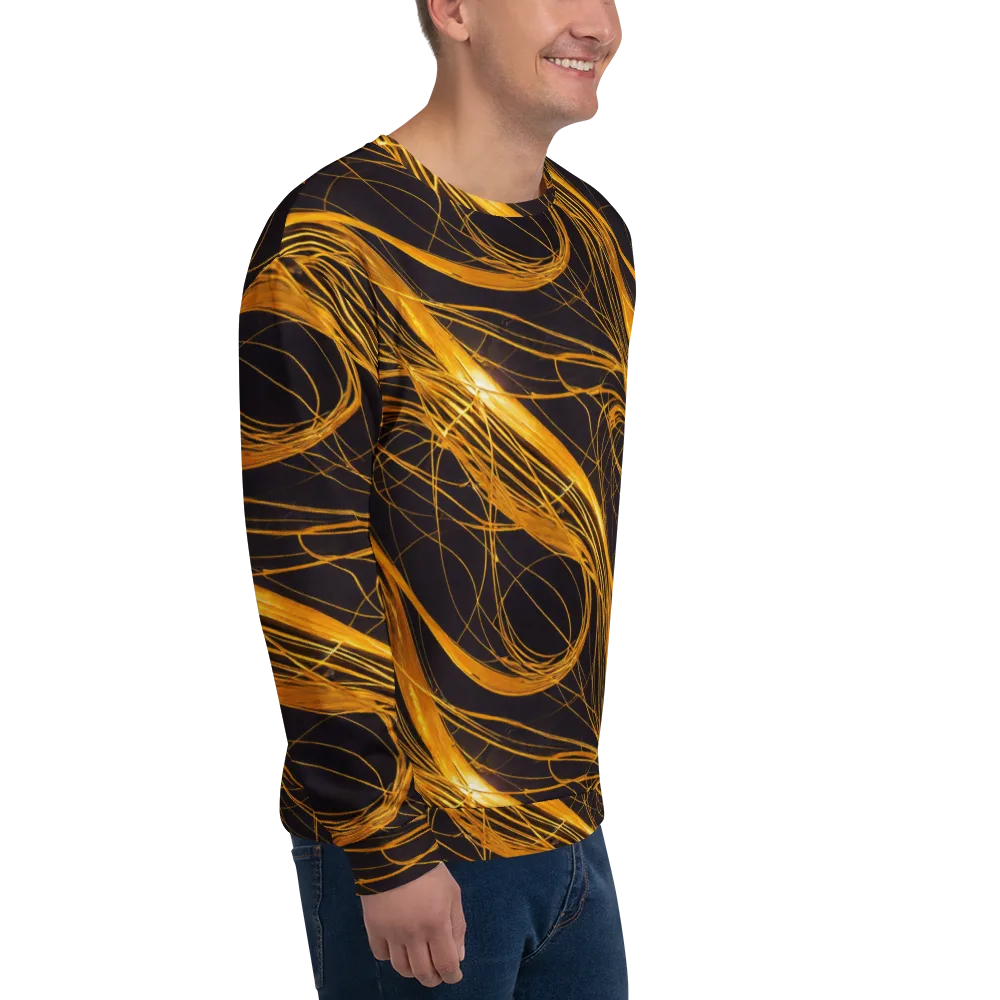 Molten Orbit on Sweatshirt — Right Front