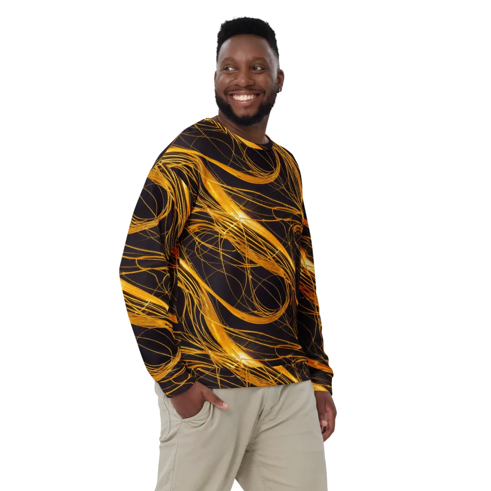 Molten Orbit on Sweatshirt — Front
