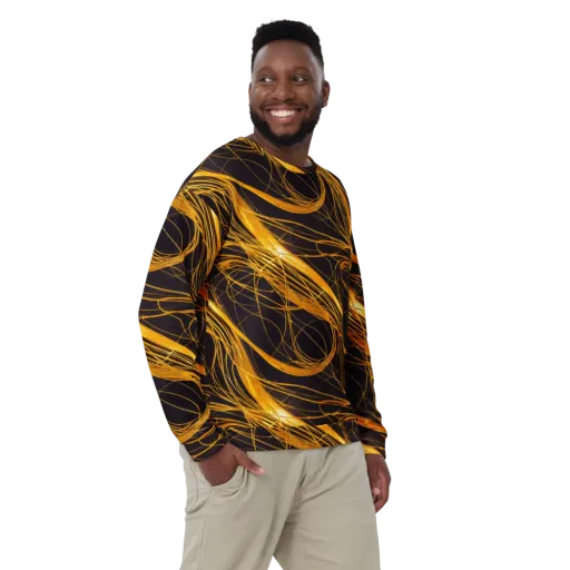 Molten Orbit on a Sweatshirt
