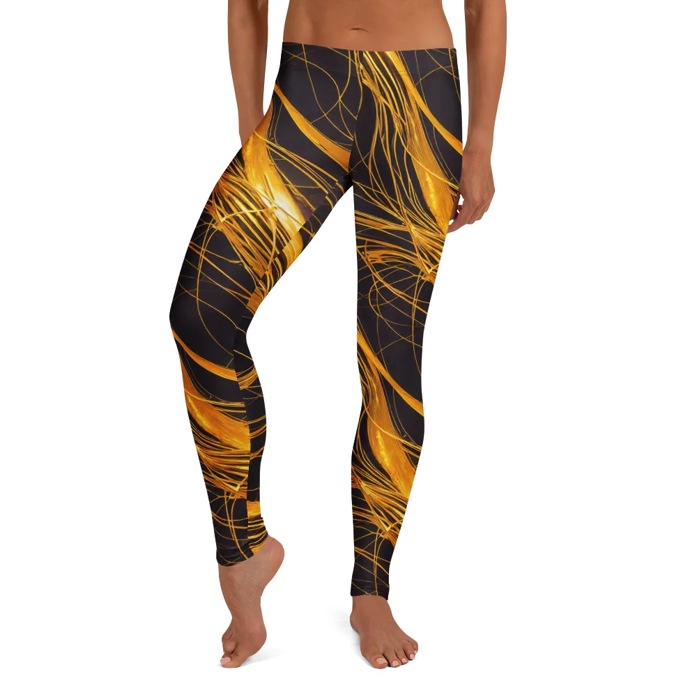 Molten Orbit on Leggings — Front