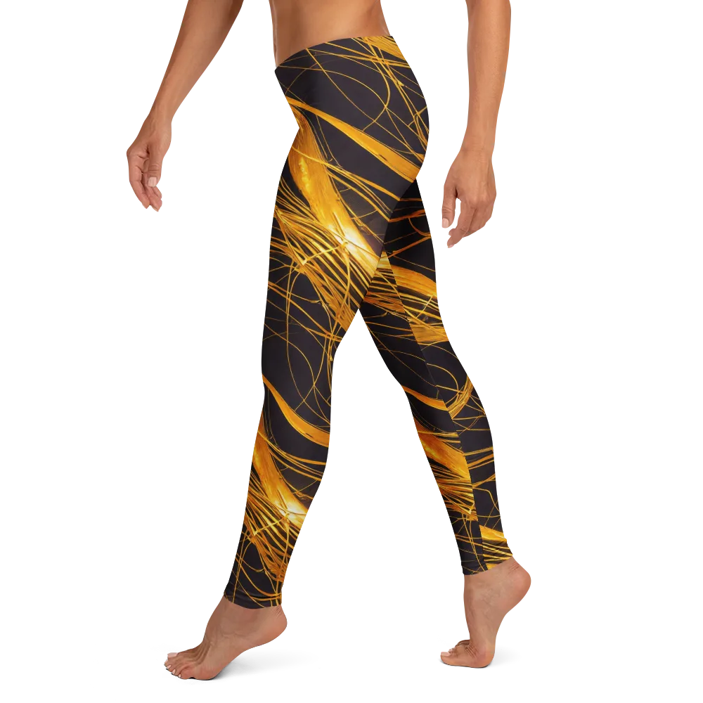 Molten Orbit on Leggings — Left
