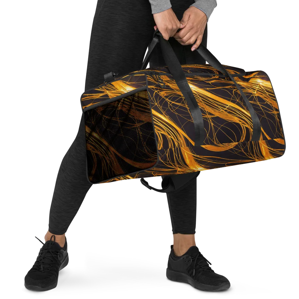 Molten Orbit on Duffle Bag — Right Front
