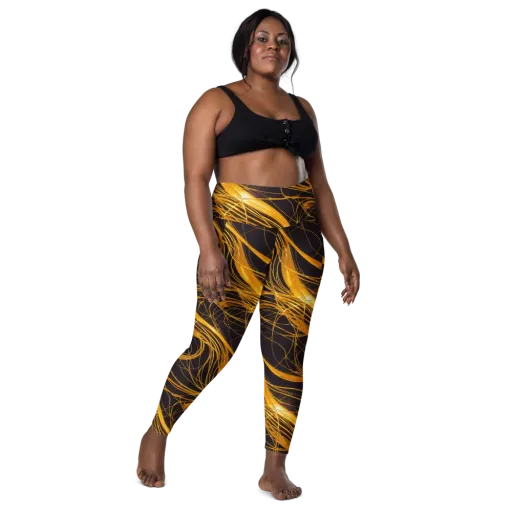 Molten Orbit on a Leggings with Pockets