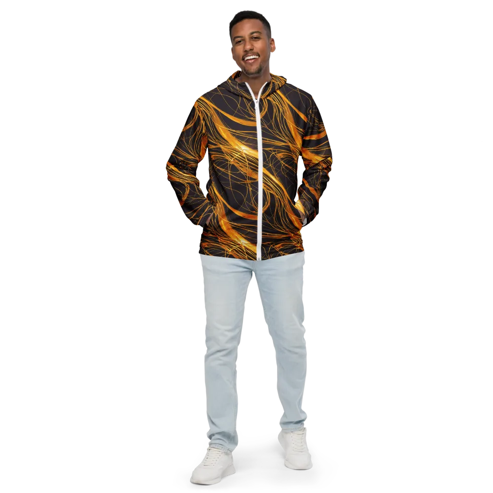 Molten Orbit on Men's Windbreaker — Front