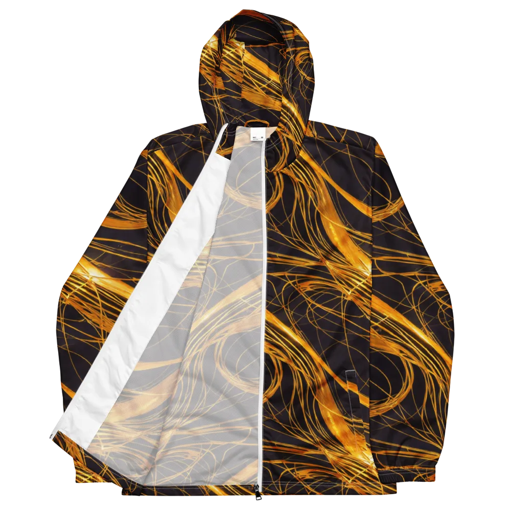 Molten Orbit on Men's Windbreaker — Front