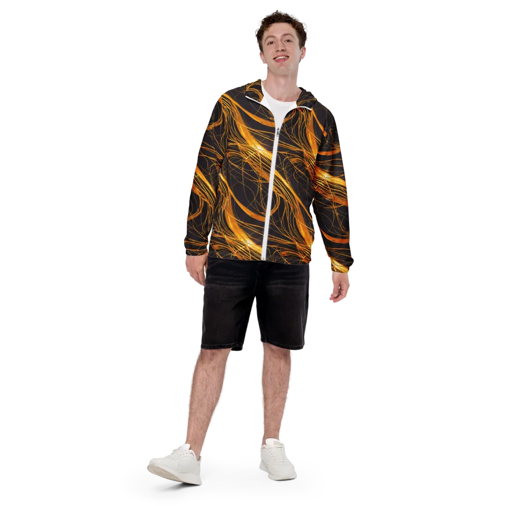 Molten Orbit on Men's Windbreaker — Front