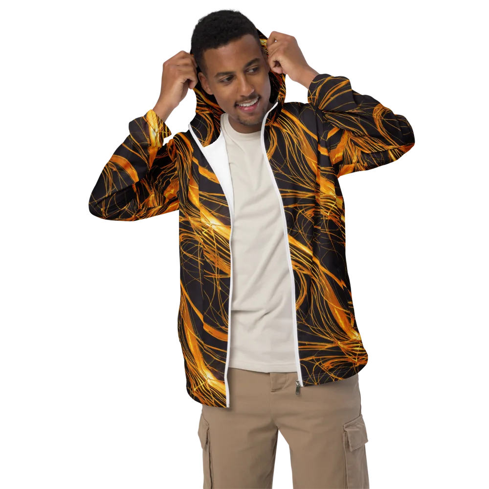 Molten Orbit on Men's Windbreaker — Front