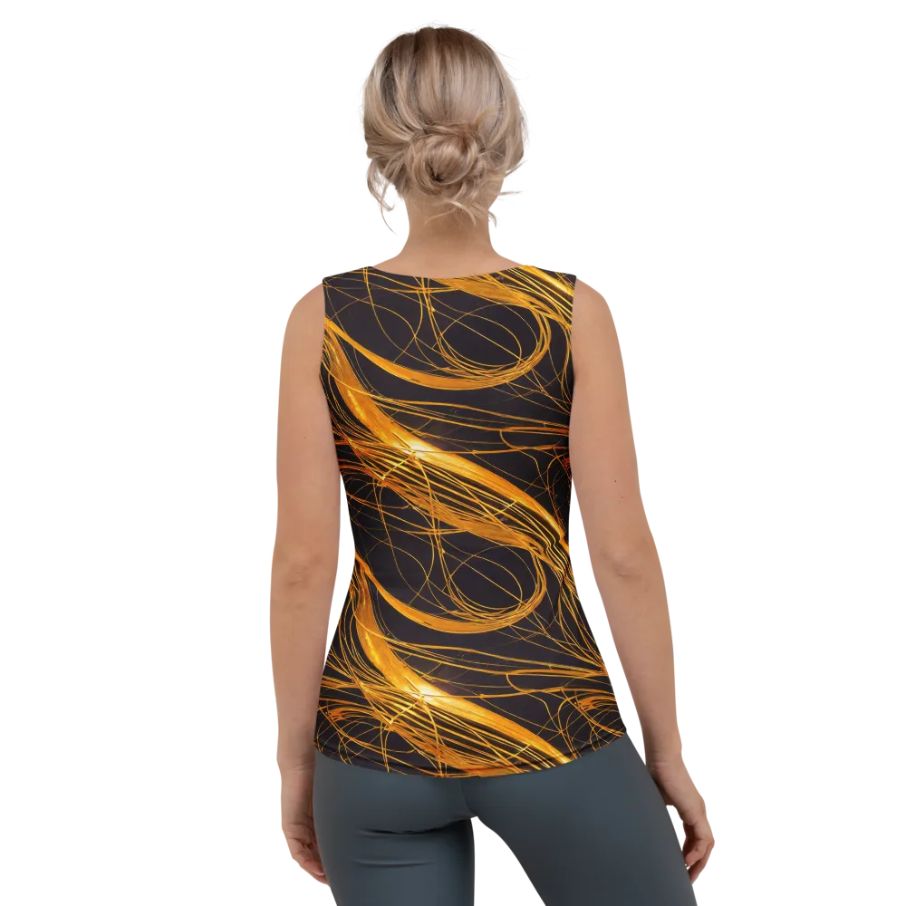 Molten Orbit on Women's Tank Top — Back