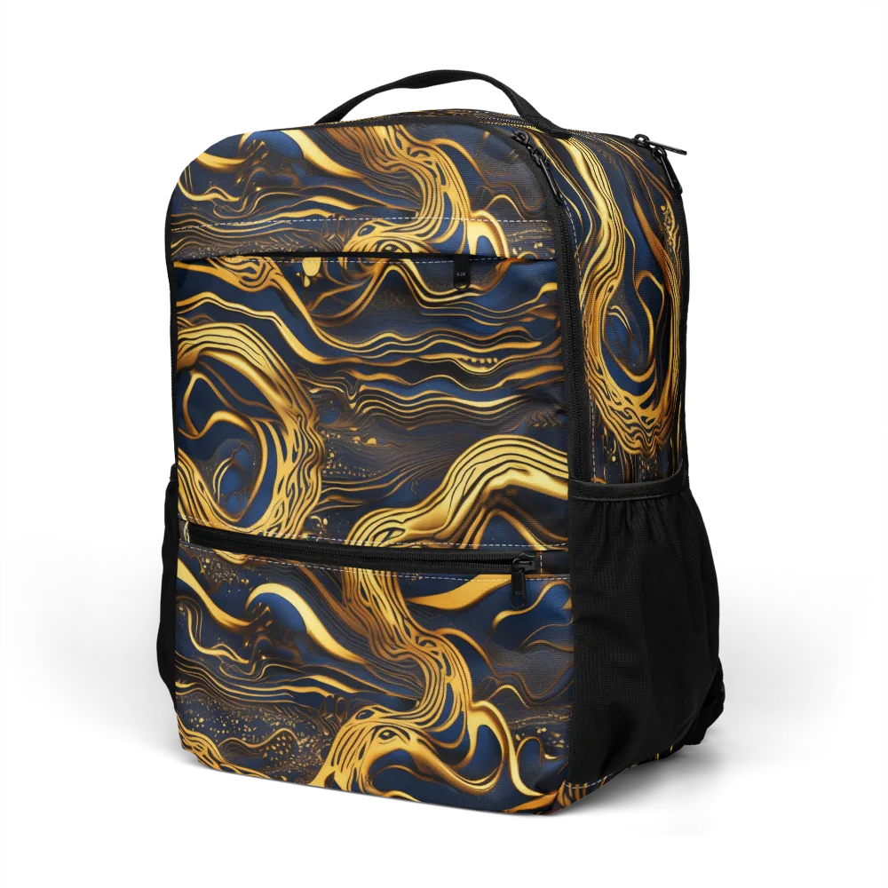 Electrum Waves on Utility Backpack — Left Front
