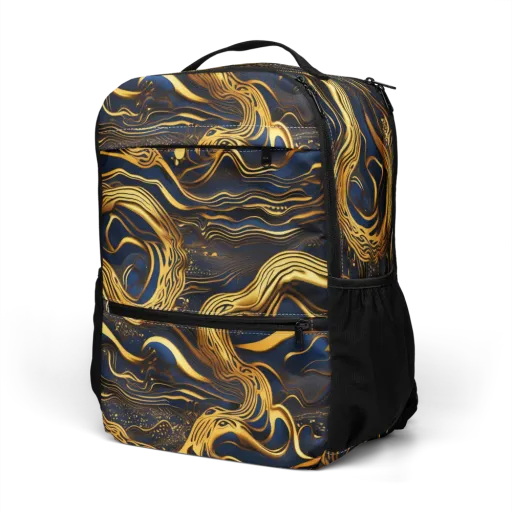 Electrum Waves on a Utility Backpack