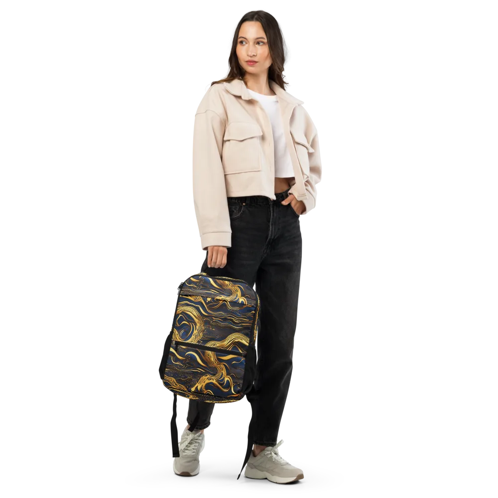 Electrum Waves on Utility Backpack — Front