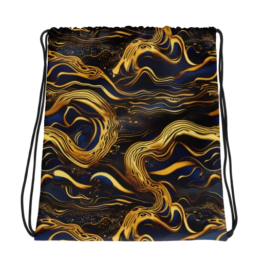 Electrum Waves on a Drawstring Bag